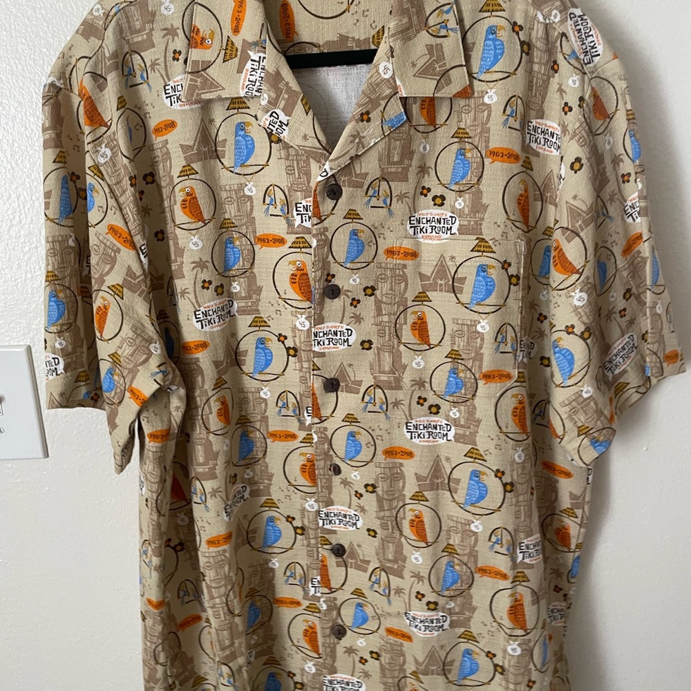 45th Anniversary Enchanted Tiki Room Button up